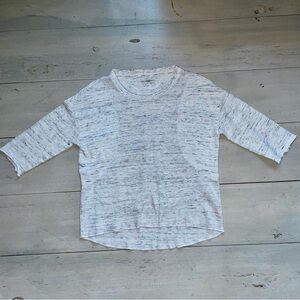 Calvin Klein Performance Women’s Quick Dry 3/4 Sleeve Shirt Marled Gray Size S